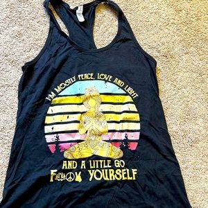 Yoga/workout racer back tank